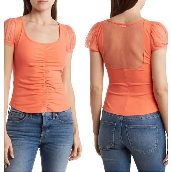 Free People Blush Up Cami‎ ruched blouse XS - Image 2