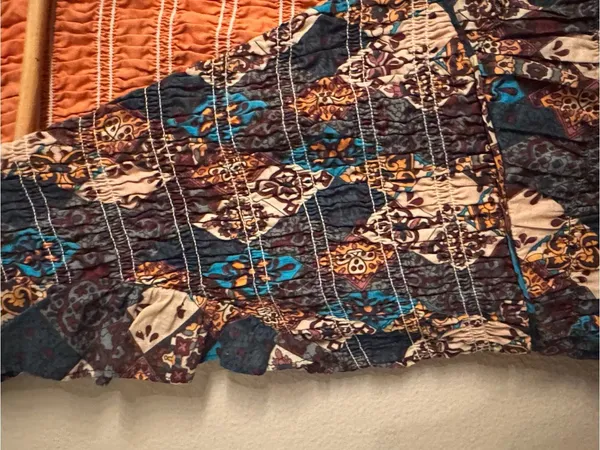 ANTHROPOLOGIE Peregrine Patchwork‎ Maxi Dress - Image 8