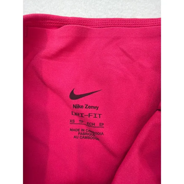 Nike Womens Zenvy Gentle-Support High-Waisted 8" Biker Shorts Pink DQ6003-666 XS - Image 7