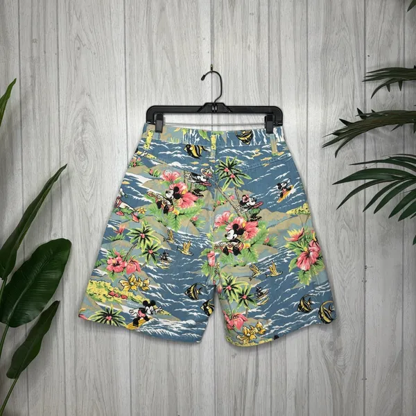 Disney Mickey by Jerry Leigh Vintage Longline Bermuda Mom Shorts size 11/12 - Image 4