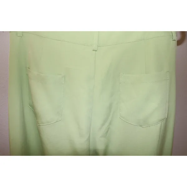 Cider Green Wide Leg Trousers Pants - Image 7