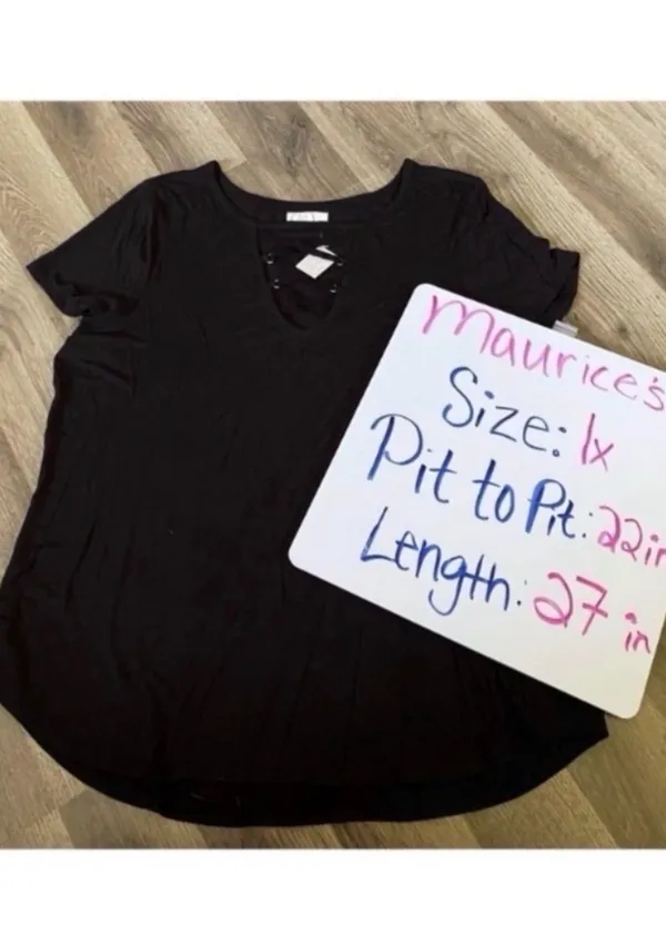 Maurices Black T-Shirt - Image 5