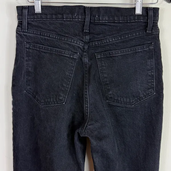 Abercrombie & Fitch The 90’s Straight Ultra High arise Jeans in‎ Black Size 29 - Image 7