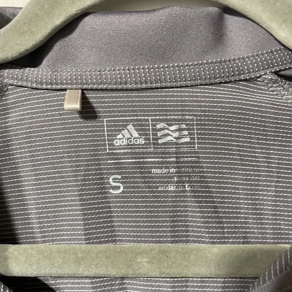 Adidas 3/4 Sleeve Quarter Zip Size Small - Image 2