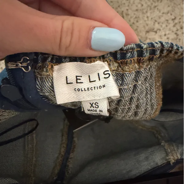 Le lis Denim Strapless Dress - Image 3