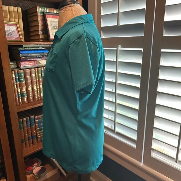 Reel Legends Turquoise Button Down Shirt - Image 2
