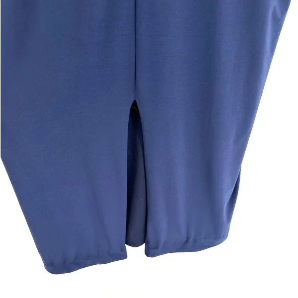 BHLDN Size US 12 Short Sleeve‎ Maxi Dress Formal Dark Blue Navy Wedding Party - Image 5