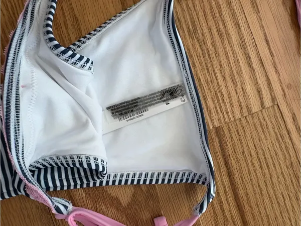 Frankie’s Bikinis striped set - Image 3