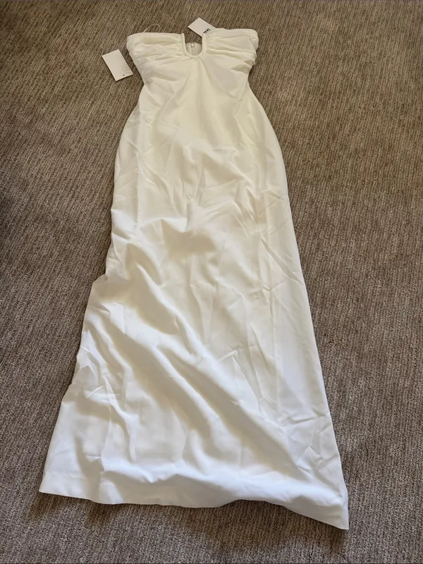 BOA Strapless Ruched Bust Dress - Image 2