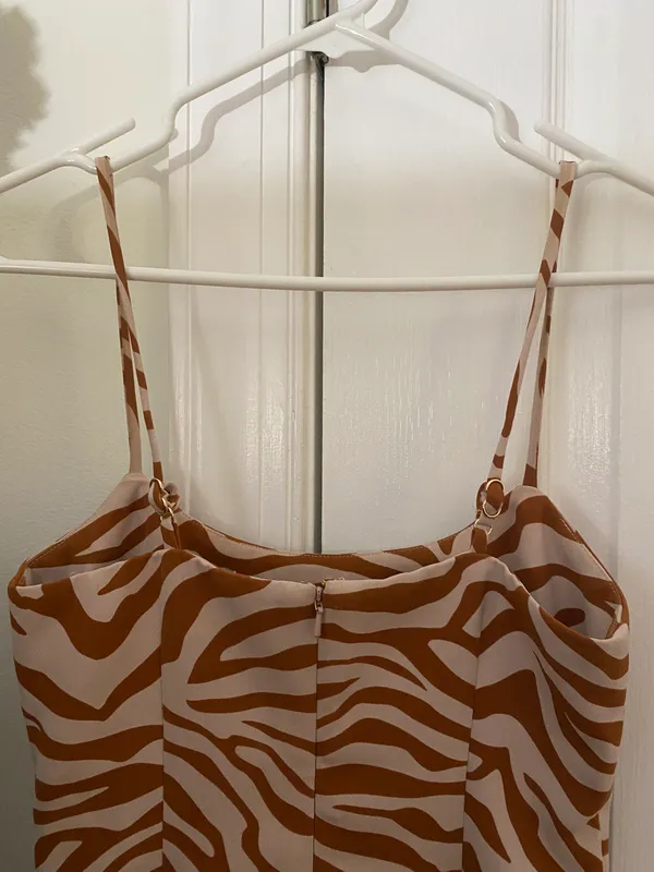 Lovers + Friends Revolve Zebra Cocktail Dress - Image 2