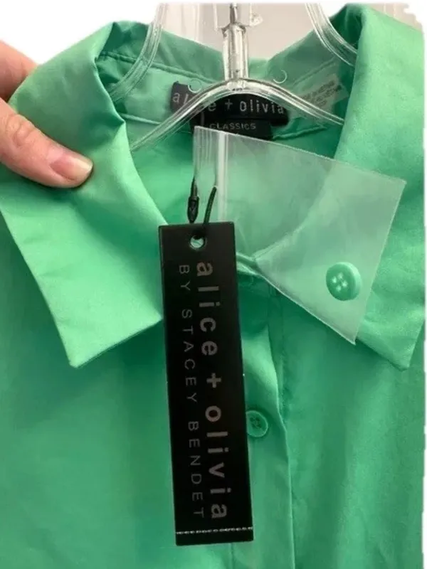 Alice + Oliva Dimitri Women's Dress In Garden Green Size Large NWT - Image 4