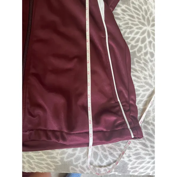 Womens Maroon Tracksuit Set Small Jacket Pants Athleisure A&M Collegiate Lounge - Image 10