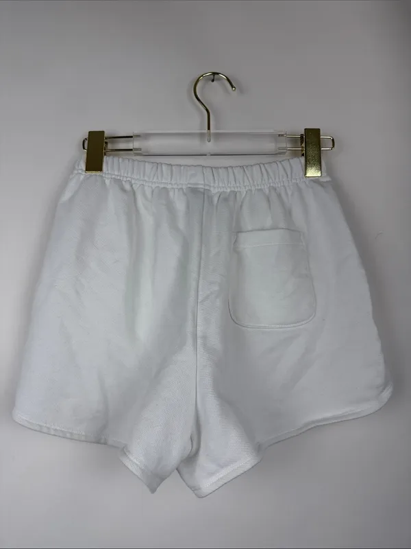 Wild Fable Mid-rise Fleece White Pull On Lounge Shorts Size Small - Image 2