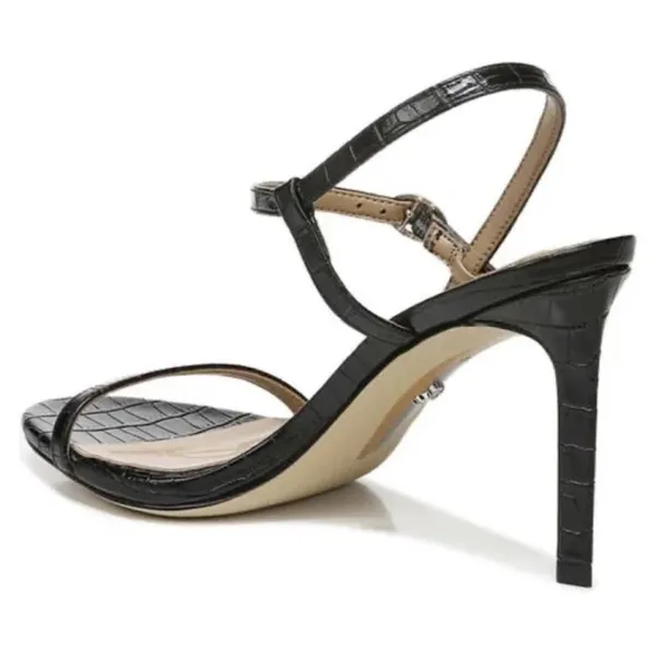 Sam Edelman NWT Dara Ankle Strap Sandals Black Strappy Heels SZ. 8.5 - Image 4
