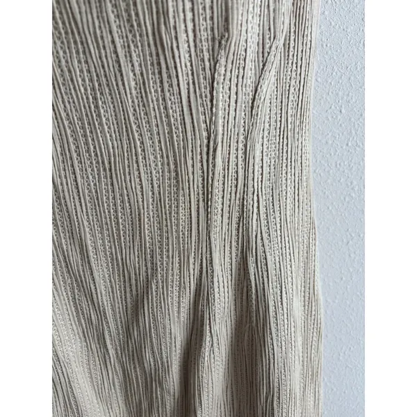 JONES NEW YORK Women Beige Cotton Sheath Dress Size 10‎ Textured Classic capsule - Image 5