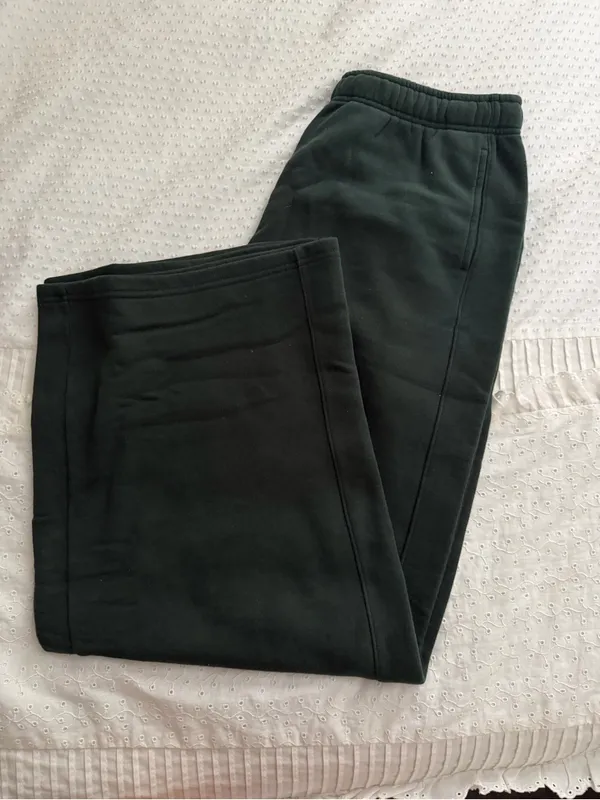 Aerie Cloud Fleece Trouser | Deep Forest Green - Image 2