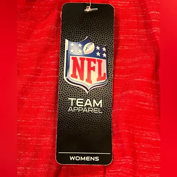 NFL Women's Large San Francisco 49ers Red Marathon Open Back‎ Tie Back Tank Top - Image 6