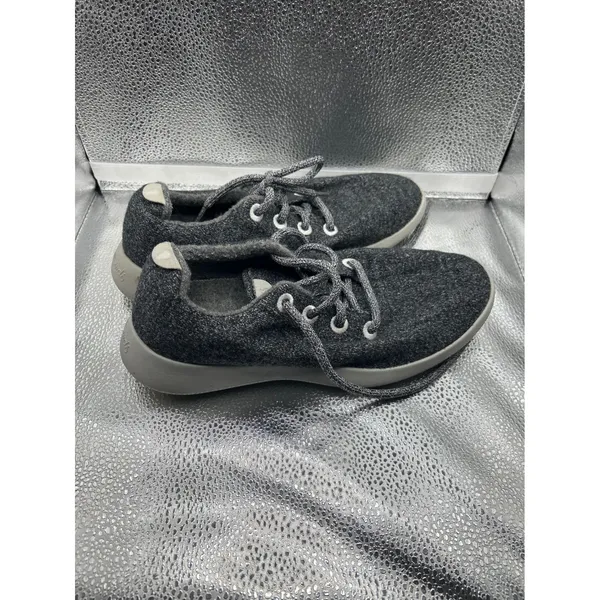 Allbirds Wool Runners Charcoal Grey Heather‎ Merino Wool Sneakers Womens 9 - Image 4