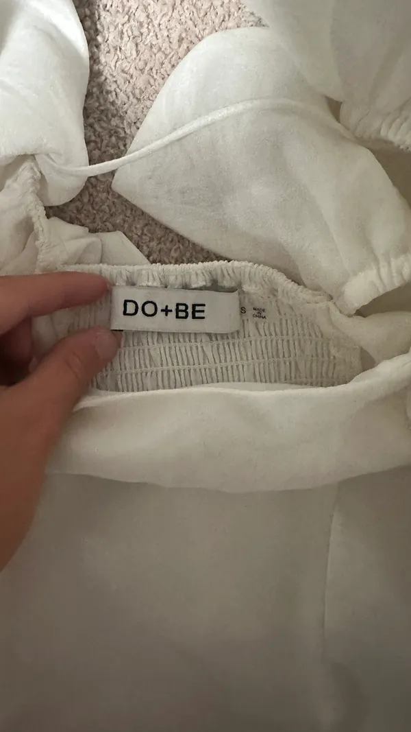DO+BE White Top - Image 2