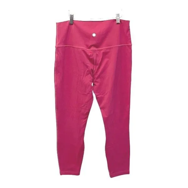 Lululemon Womens Flat Front High-Rise Pull-On Align Crop Leggings Pink Size 12‎ - Image 5