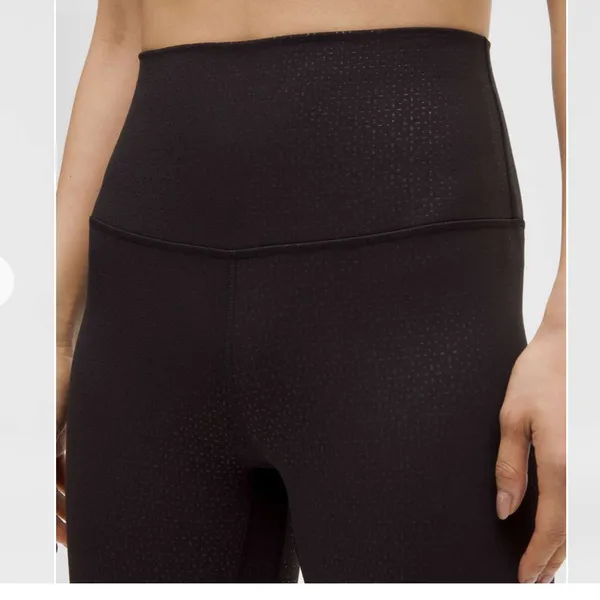 Lululemon Align High-Rise Pant - Lace Dot Emboss Black - Image 2