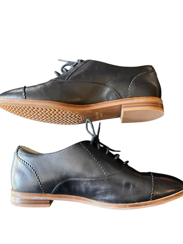 Cole Haan - Go-To Arden Black Leather Oxford Flats Women’s Sz 7B - Image 9