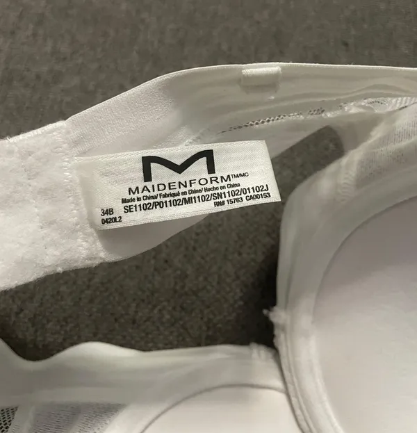 Maidenform White Strapless Bra - Image 2