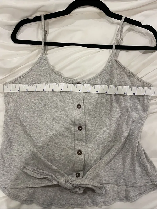 Shyanne Tie Front Button Down Camisole - Image 6