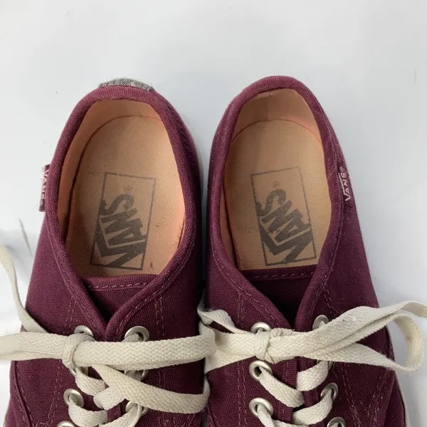 Vans maroon sneakers‎ size 7 - Image 3