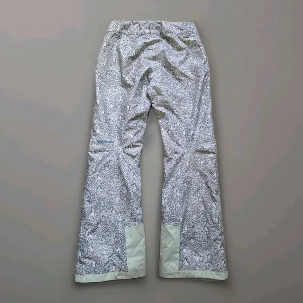 Patagonia Ski Pants RECCO Women's Teal Gray Size 30" Flaws To Leg Cuffs - Image 6