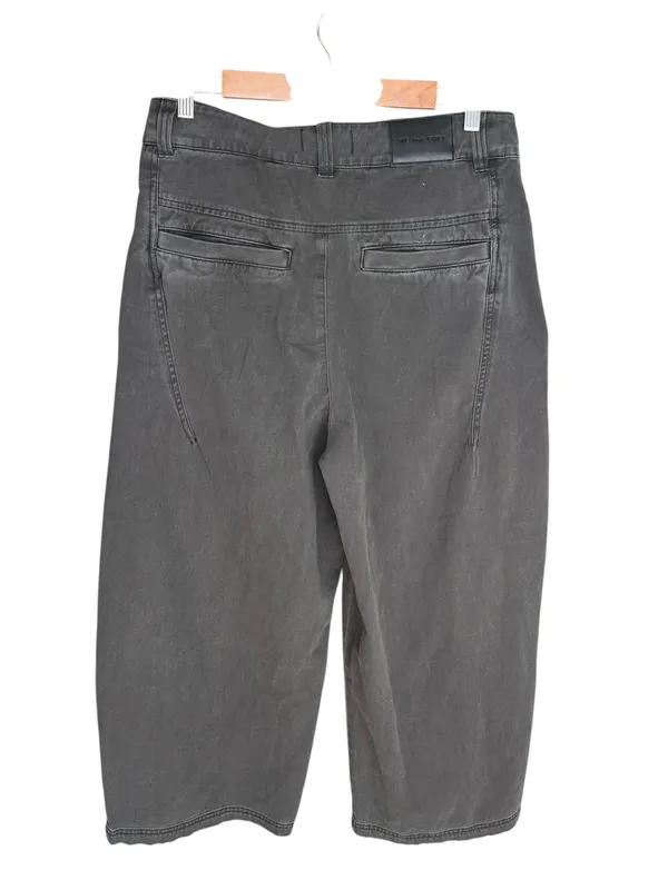 Free People - NWT Washed Black Utility Wide Leg Pants Sz 8 - Image 4