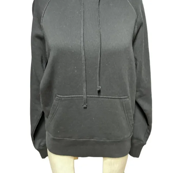 NWT Zadig & Voltaire Black‎ Gold Skull Graphic Hoodie Sweatshirt Small - Image 5