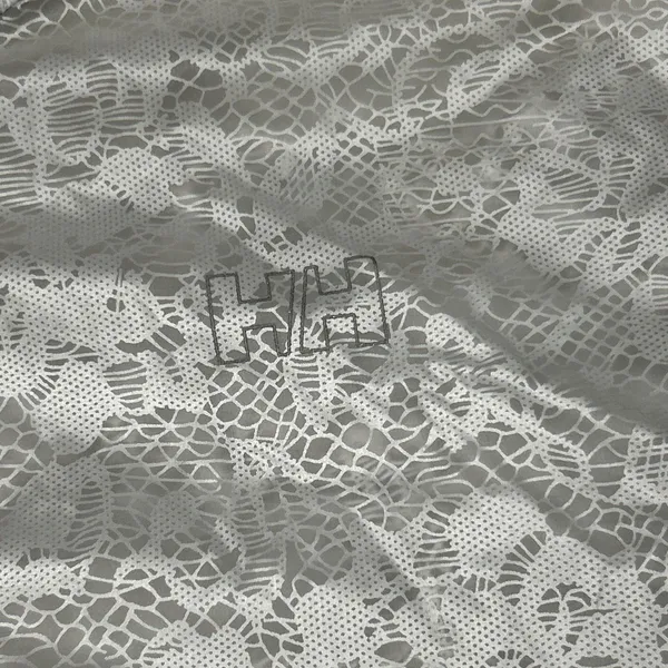 Helly Hansen Jacket Womens Small White Lace Print Hiking Lightweight Hooded - Image 3