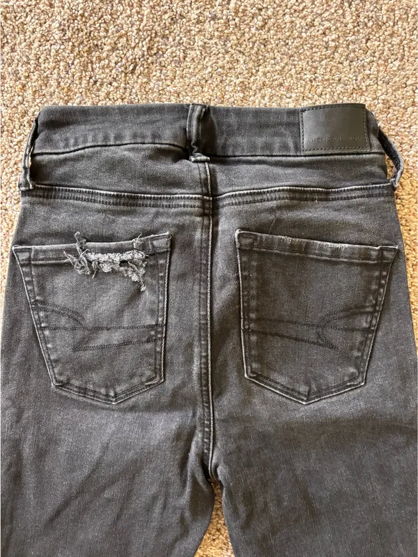American Eagle Jeans Black High-Rise - Image 2