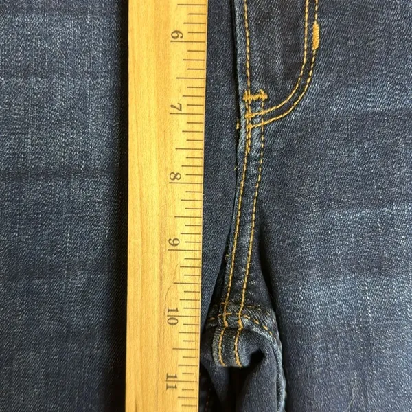 Hollister California high rise‎ flare dark denim jeans size 30 festival cute - Image 6