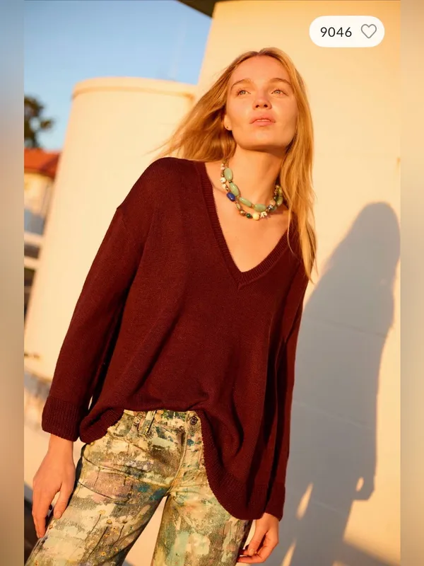 Free people Isadora reversible sweater tunic decadent $68 - Image 4