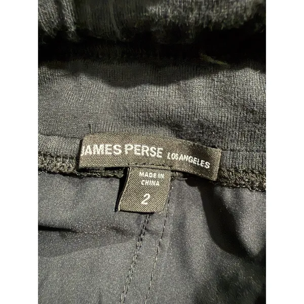 James Perse Los Angeles‎ Women Dark Gray Drawstring Utility Pants Size 2 3606 - Image 4
