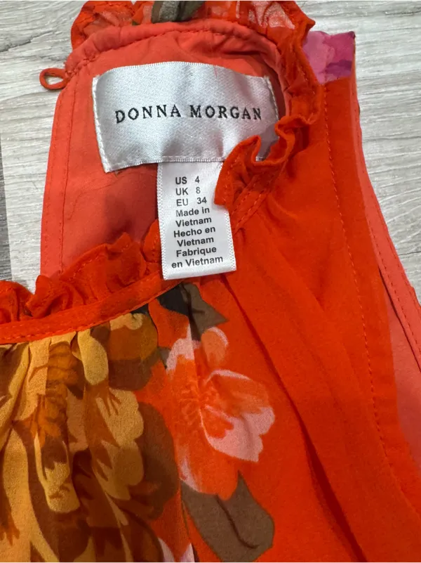 Donna Morgan Jardin Floral Midi Dress | Size 4 - Image 9