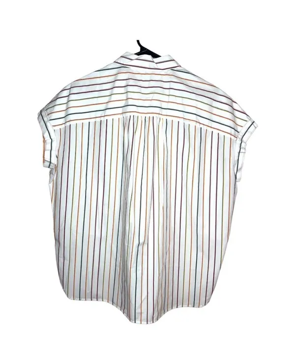 Madewell Central Shirt in Sadie Stripe- Size S - Image 3