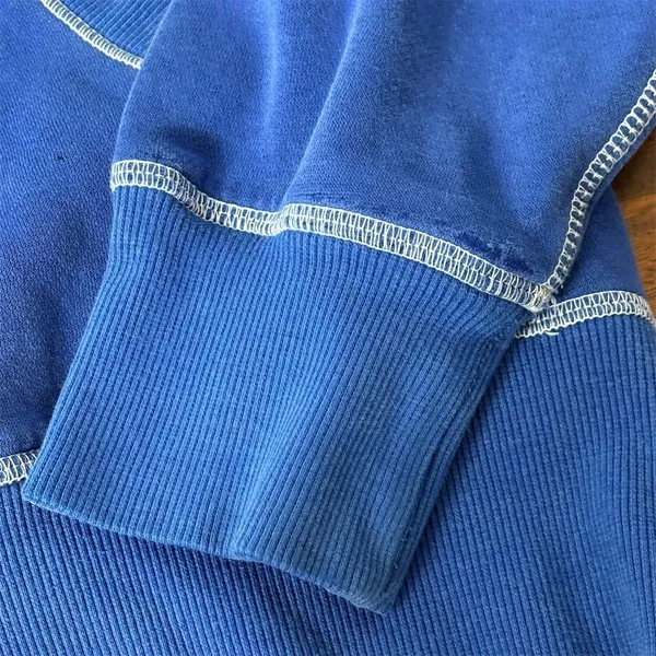 Disney Parks 2020 Walt Disney World Blue Full Zip Hoodie Mickey Donald Medium - Image 6