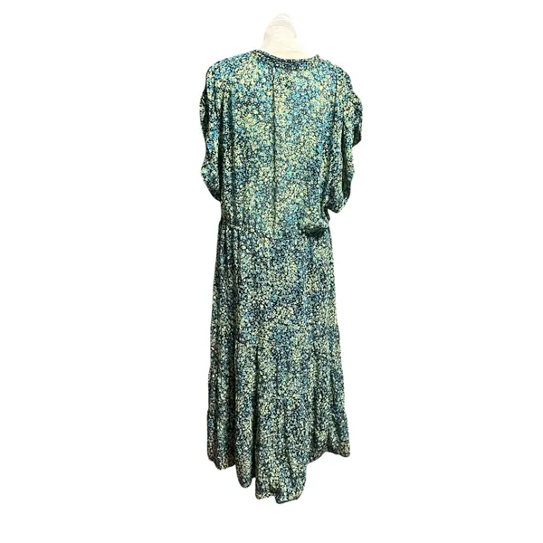Steve Madden Teal Floral Maxi Dress - Image 2