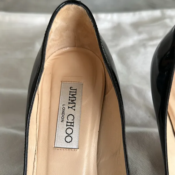 JIMMY CHOO patent Leather kitten heels - Image 2