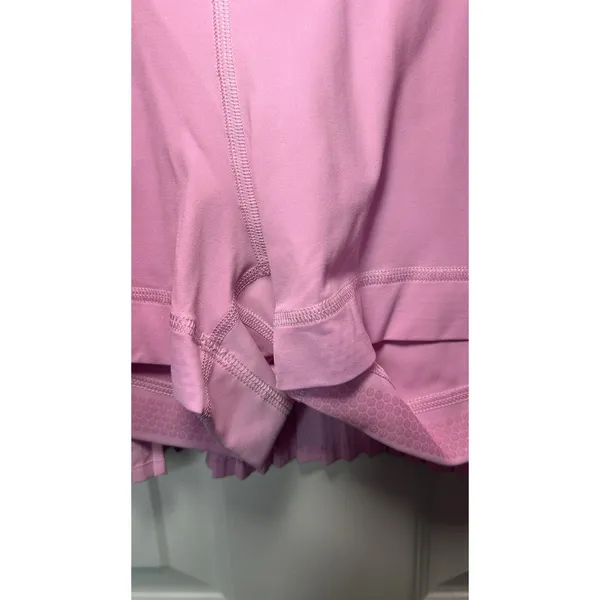 Lululemon Varsity High Rise Pleated Tennis Skirt 8 Meadowsweet Pink LW8AJYS - Image 2