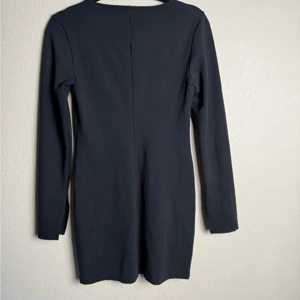 Abercrombie & Fitch Women Size Medium Split Cuff‎ Ponte Squareneck Mini Dress - Image 8