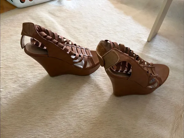 Delicacy Brown Strappy High Heel Sandals - Women - Image 6