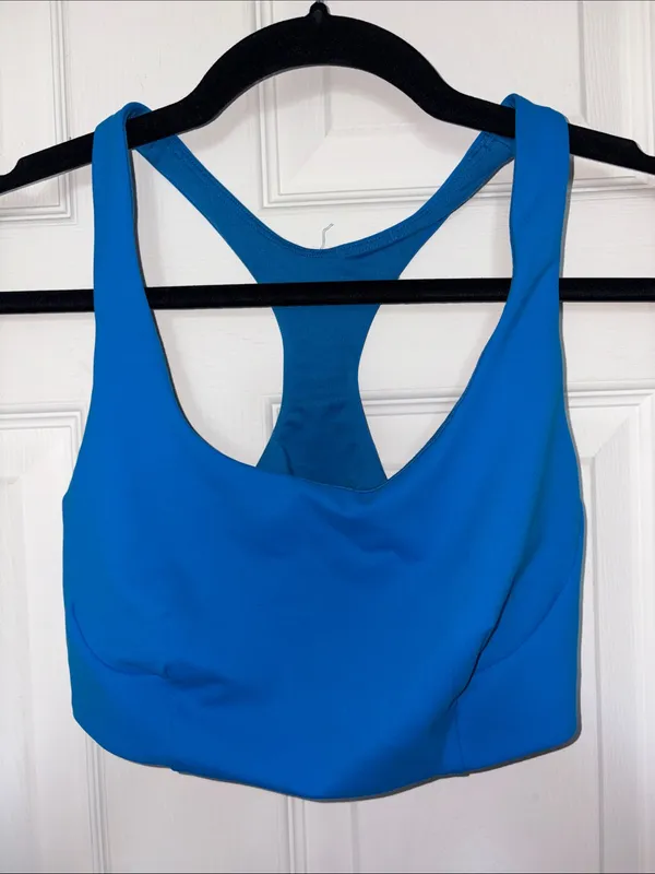 Lululemon Wunder Train Sports Bra Size 8 Poolside Blue - Image 4