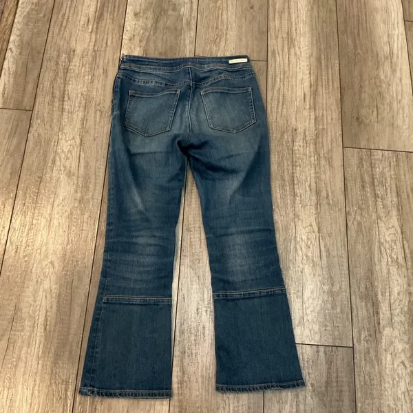 Pilcro Flare Leg Jeans Patchwork Pockets High‎ Rise Denim Size 26 - Image 3