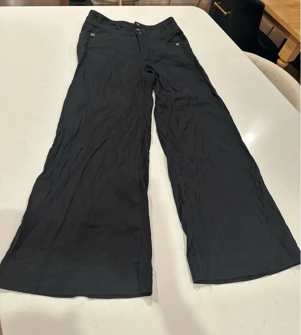 Anthropologie Linen Wide-Leg Pants - Image 2