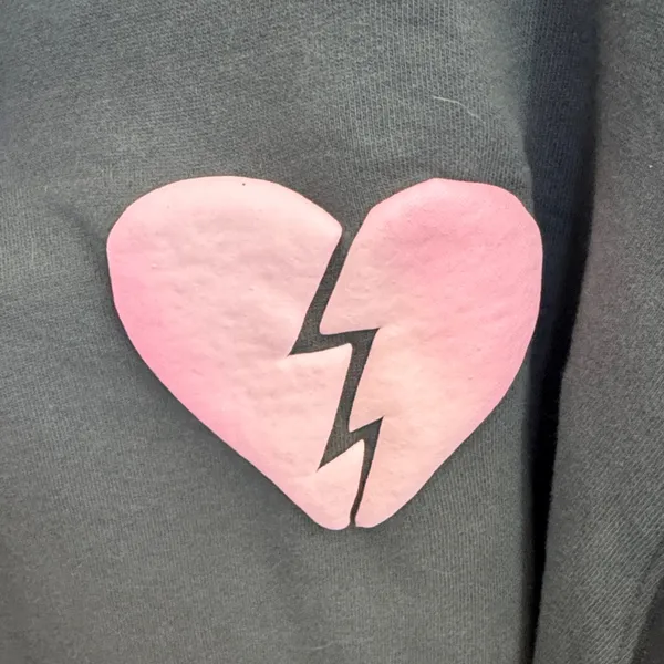 Wildfox Gray Sweatshirt with Pink Text - Image 4
