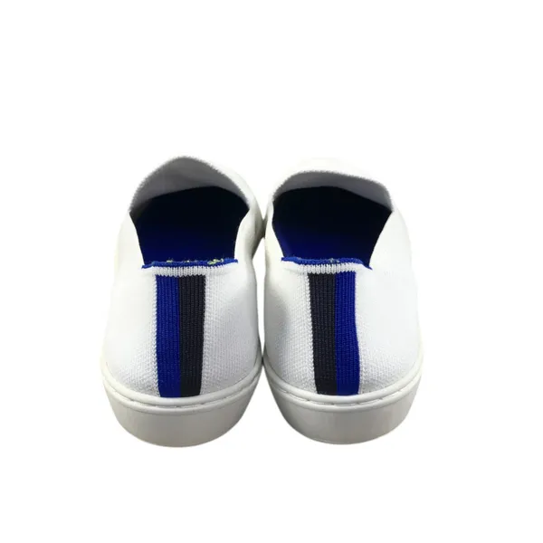 ROTHY'S The Original Slip On Sneaker Women 8.5 White Classic Street Lifestyle - Image 6